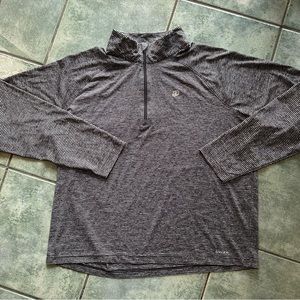 SB TECH Quarter Zip Long Sleeve Track Style Shirt